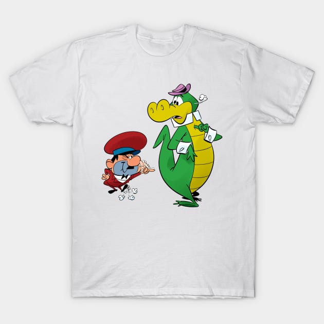 Wally Gator and Mr.Twiddle T-Shirt by FanartFromDenisGoulet